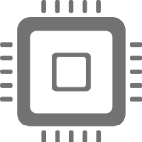 Darstellung Anwendung Topologie durch graues Symbol eines Mikrochips, stellvertretend für das Forschungsfeld Tailoring Topological Functionality.